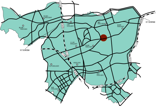 新宿区地図